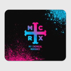 Прямоугольный коврик для мышки My Chemical Romance - neon gradient