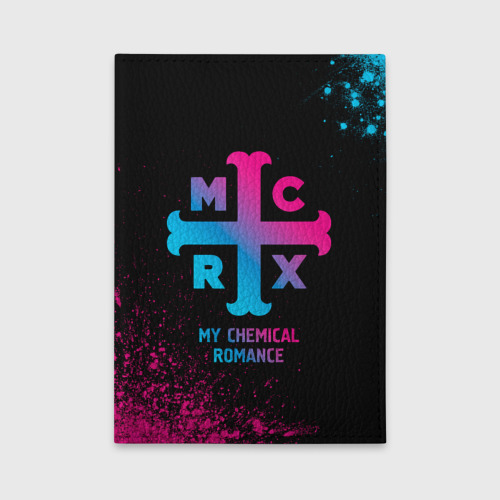 Обложка для автодокументов My Chemical Romance - neon gradient