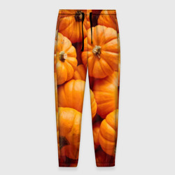 Мужские брюки 3D Оранжевые тыквы