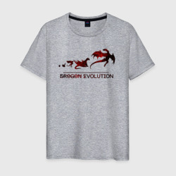 Эволюция дракона – Мужская футболка хлопок с принтом купить со скидкой в -20%