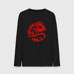 Мужской лонгслив хлопок Manchester dragon