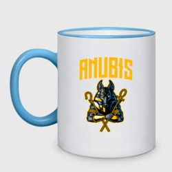 Кружка двухцветная Anubis style