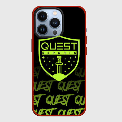 Чехол для iPhone 13 Pro Quest esports, цвет красный