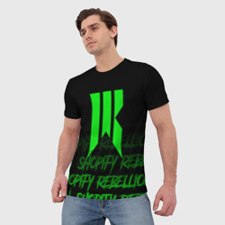 Мужская футболка 3D Shopify Rebellion - фото 2