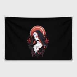 Флаг-баннер Монашка от нейросети