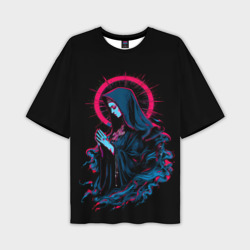 Мрачная монахиня  – Мужская футболка oversize 3D с принтом купить со скидкой в -50%