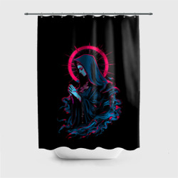 Штора 3D для ванной Мрачная монахиня 