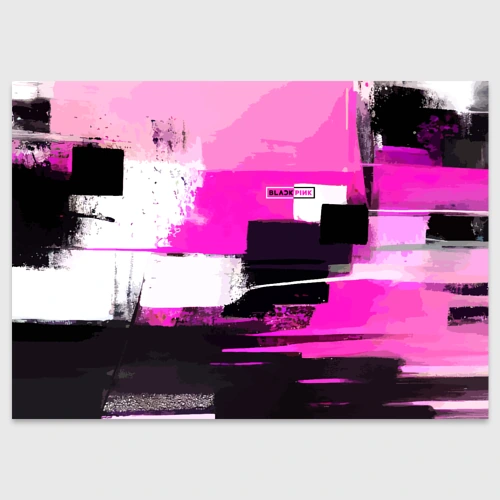 Поздравительная открытка Black pink - girl-group - South Korea