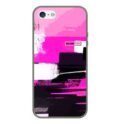 Чехол для iPhone 5/5S матовый Black pink - girl-group - South Korea