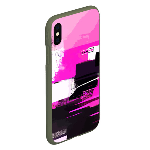 Чехол для iPhone XS Max матовый Black pink - girl-group - South Korea, цвет темно-зеленый - фото 3