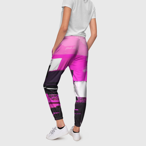 Женские брюки 3D Black pink - girl-group - South Korea, цвет 3D печать - фото 4