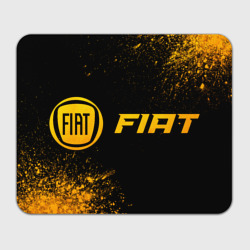 Прямоугольный коврик для мышки Fiat - gold gradient по-горизонтали