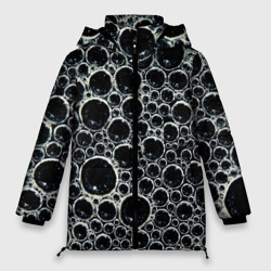 Женская зимняя куртка Oversize Пузыри  и отражение 