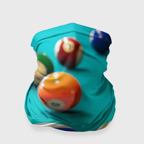 Бандана-труба 3D Бильярдные шары, цвет 3D печать