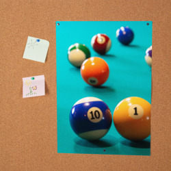 Постер Бильярдные шары - фото 2