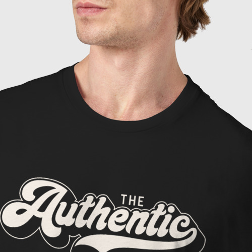 Мужская футболка хлопок Authentic 1966, цвет черный - фото 6