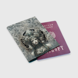 Обложка для паспорта матовая кожа Богиня туманов  - фото 2