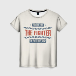 Женская футболка 3D The fighter