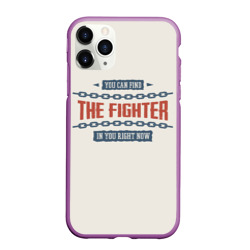 Чехол для iPhone 11 Pro матовый The fighter