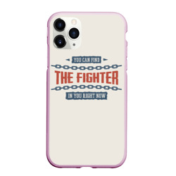 Чехол для iPhone 11 Pro Max матовый The fighter