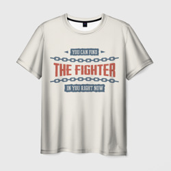 Мужская футболка 3D The fighter