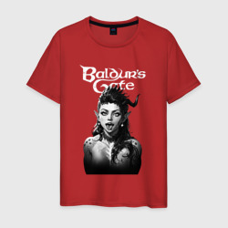 Ахегао Карлах - Baldur's gate 3 – Мужская футболка хлопок с принтом купить со скидкой в -20%