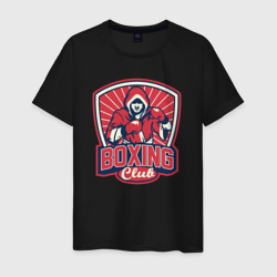 Club boxing – Мужская футболка хлопок с принтом купить со скидкой в -20%