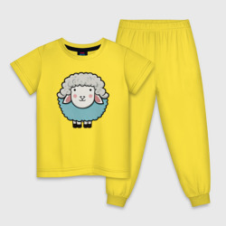 Детская пижама хлопок Веселая милая овечка