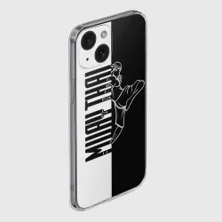 Чехол для iPhone 15 силиконовый с защитой камеры Muay-Thai - фото 2