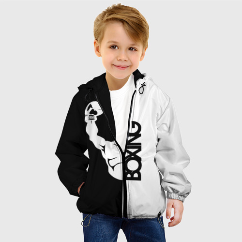 Детская куртка 3D Boxing - чемпион, цвет черный - фото 3