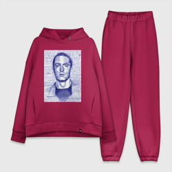 Женский костюм хлопок Oversize Text eminem 