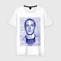 Text eminem  – Мужская футболка хлопок с принтом купить со скидкой в -20%