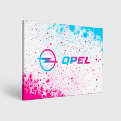 Холст прямоугольный Opel neon gradient style по-горизонтали