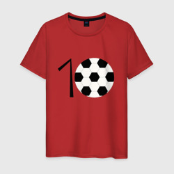 Мужская футболка хлопок Фанат футбола 10