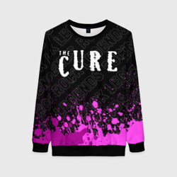 Женский свитшот 3D The Cure rock legends посередине