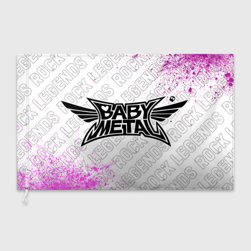 Флаг 3D Babymetal rock legends по-горизонтали - фото 3