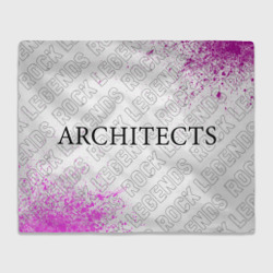 Architects rock legends по-горизонтали – Плед 3D с принтом купить со скидкой в -14%