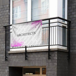 Флаг-баннер Architects rock legends по-горизонтали - фото 2