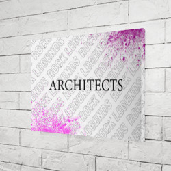 Холст прямоугольный Architects rock legends по-горизонтали - фото 2