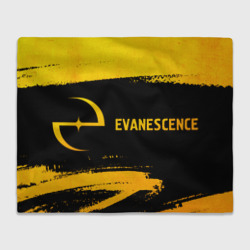 Evanescence - gold gradient по-горизонтали – Плед 3D с принтом купить со скидкой в -14%
