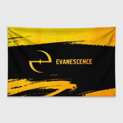 Флаг-баннер Evanescence - gold gradient по-горизонтали