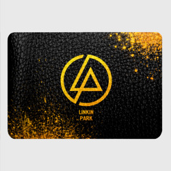 Картхолдер с принтом Linkin Park - gold gradient - фото 2