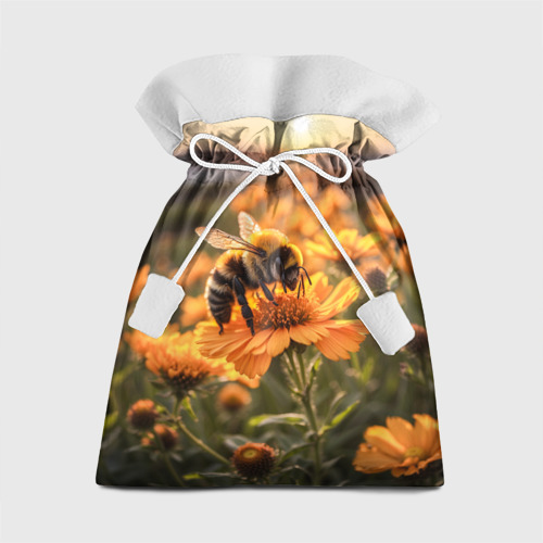 Подарочный 3D мешок Пчела на цветке
