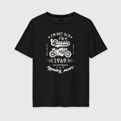 Женская футболка хлопок Oversize Классика 1969