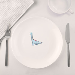 Набор: тарелка + кружка Брахиозавр - фото 2