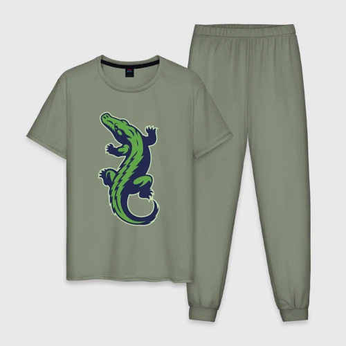 Мужская пижама хлопок Crocodile style