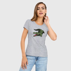 Женская футболка хлопок Slim Crocodile - фото 2