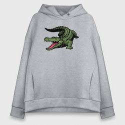 Женское худи Oversize хлопок Crocodile