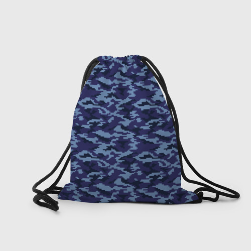 Рюкзак-мешок 3D Камуфляж синий - Виктор - фото 2