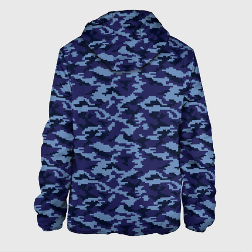 Мужская куртка 3D Камуфляж синий - Виктор, цвет 3D печать - фото 2